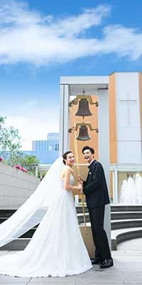 15mのバージンロードを歩こう！光溢れるチャペル見学フェア