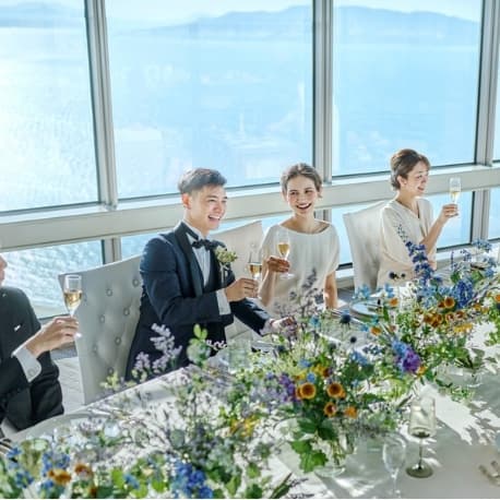 【6名～OK】少人数婚相談会★豪華試食×海と空の絶景会場見学