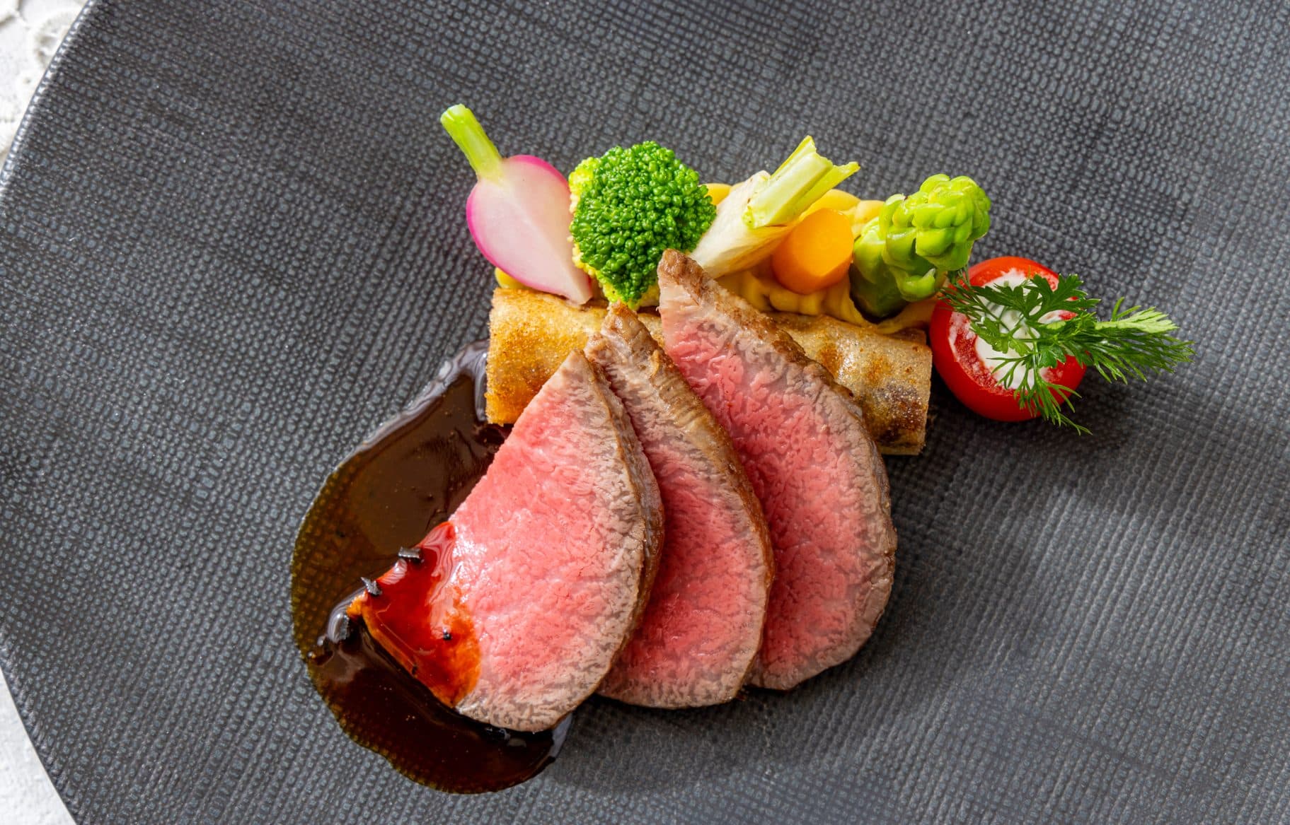 料理・引出物などの展示