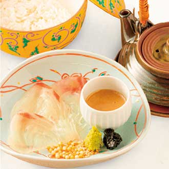 真鯛茶漬け あられ 海苔 山葵 胡麻