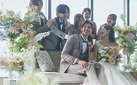 個性豊かなパーティ会場